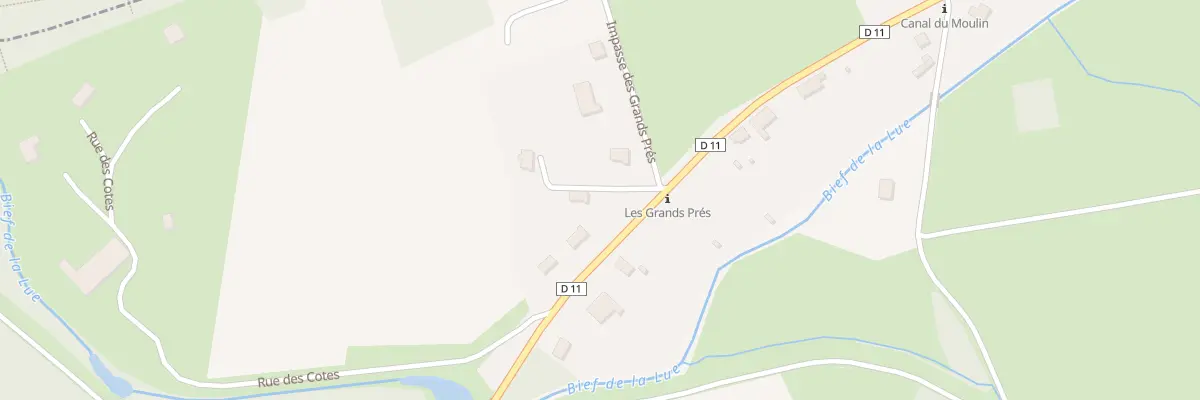 Plan du 1 Imp des Grands Pres à Montbarrey