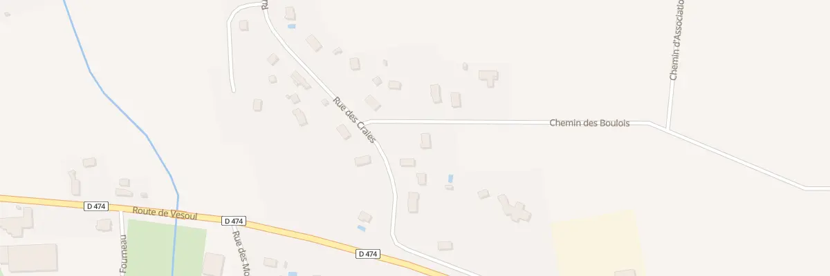 Plan du 2 Che des Boulois à Ancier