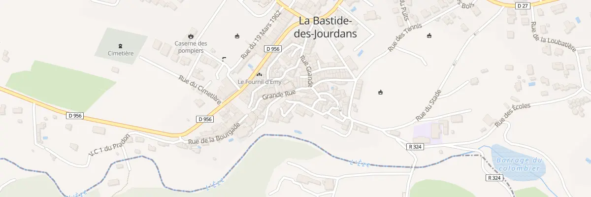 Plan du 4 Rue sous le Château à La Bastide-des-Jourdans