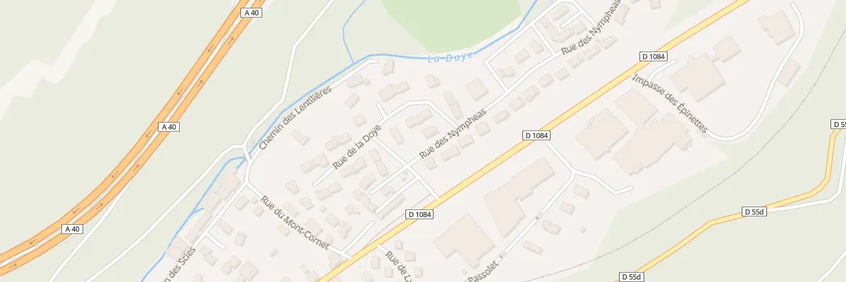 Plan du 1 Rue des Nympheas aux Neyrolles
