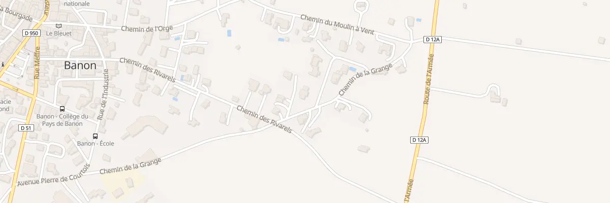 Plan du 15 Che de la Blanchonnette à Banon
