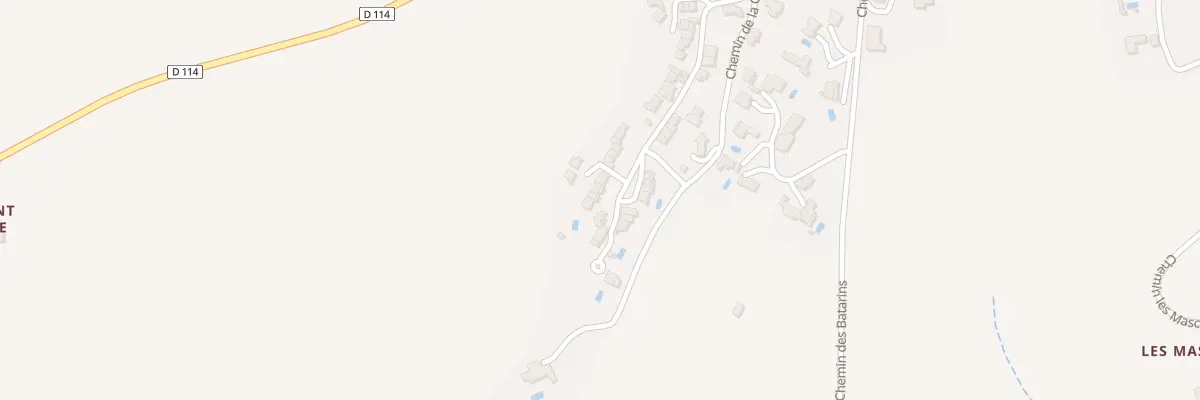 Plan du 236 Rue des Moulins à Vachères