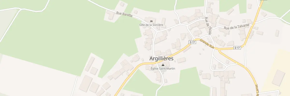 Plan du 16 Rue du Bourdelois à Argillières