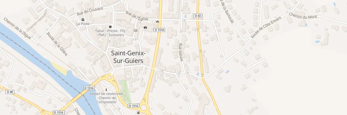 Plan du 41 Rue Neuve à Saint-Genix-les-Villages