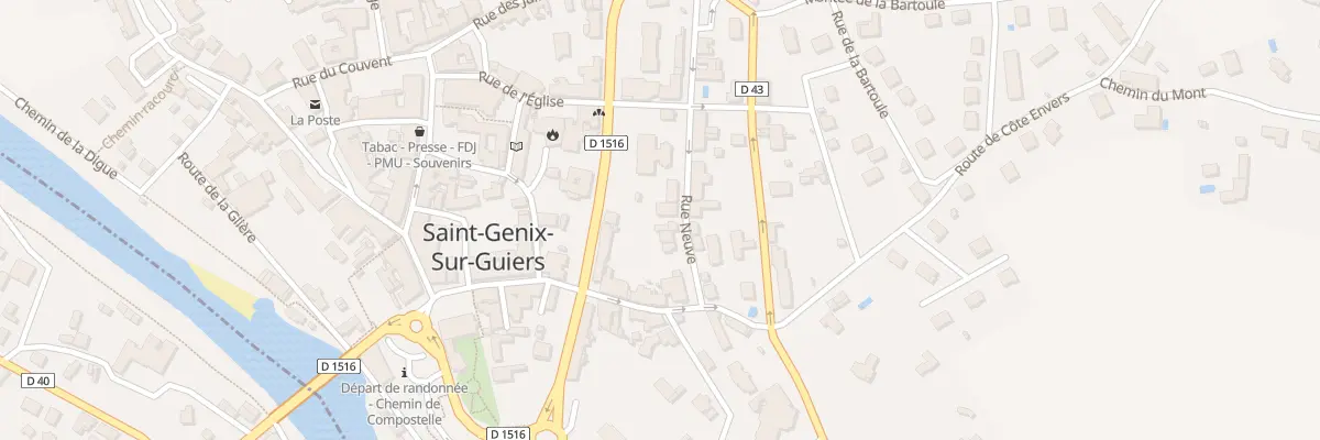 Plan du 63 Rue Neuve à Saint-Genix-les-Villages