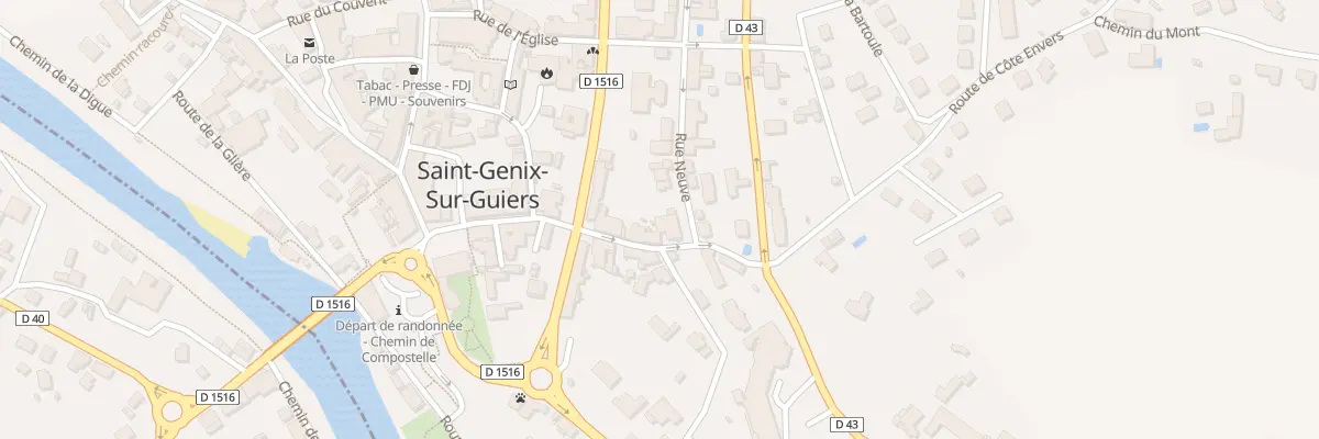 Plan du 181 Rue du Faubourg à Saint-Genix-les-Villages