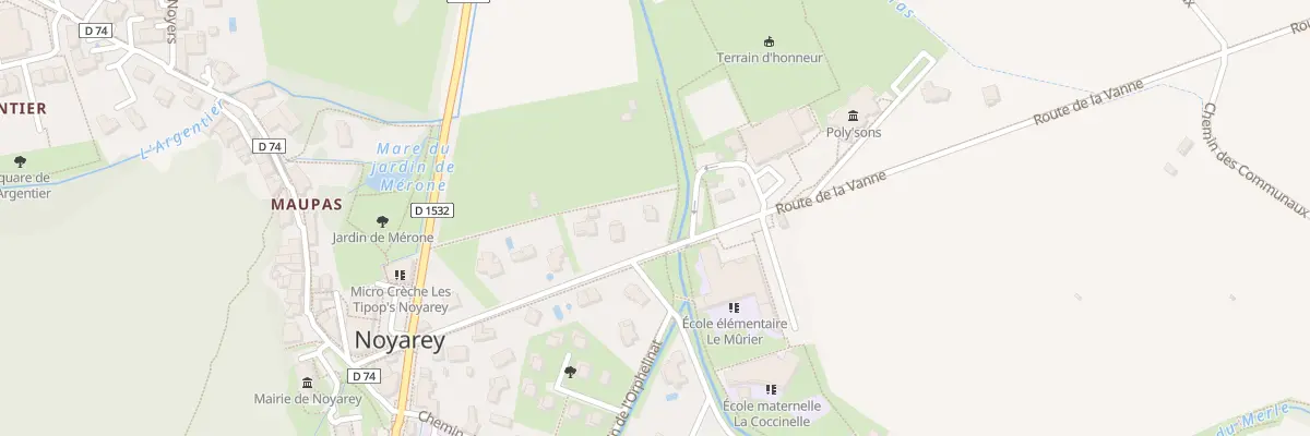 Plan du 191 Rte de la Vanne à Noyarey