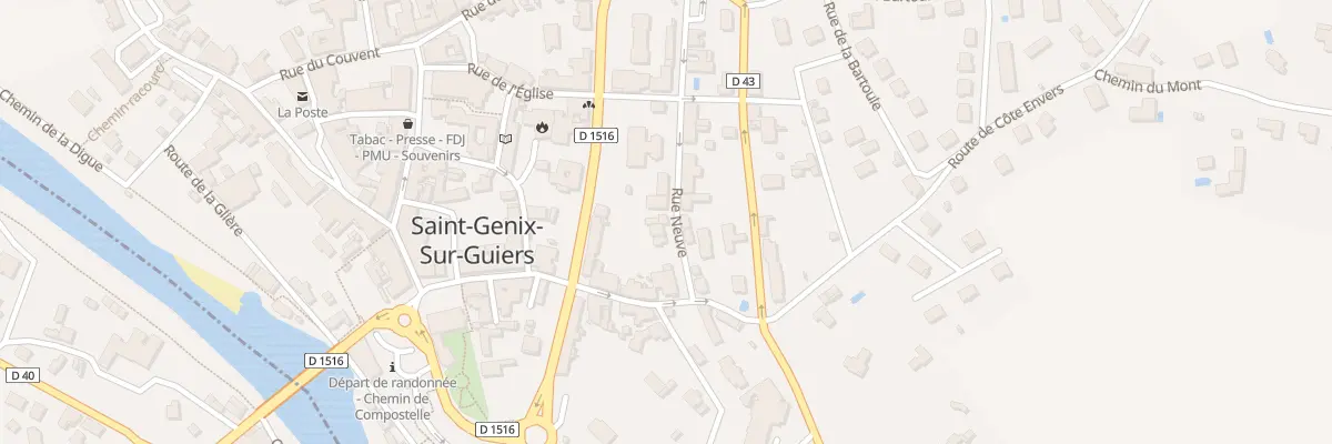 Plan du 55 Rue Neuve à Saint-Genix-les-Villages