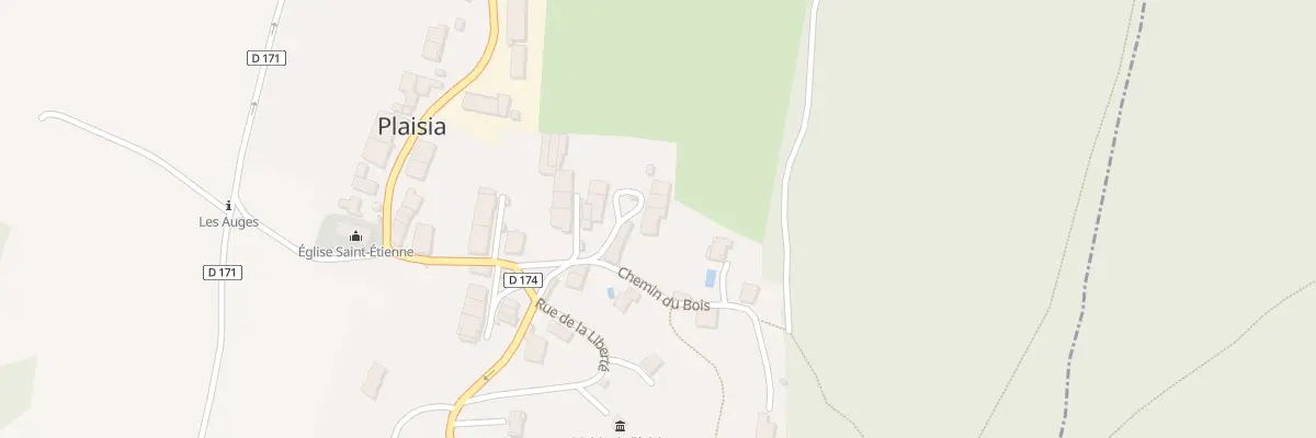 Plan du 5 Rue Saint Etienne à Plaisia