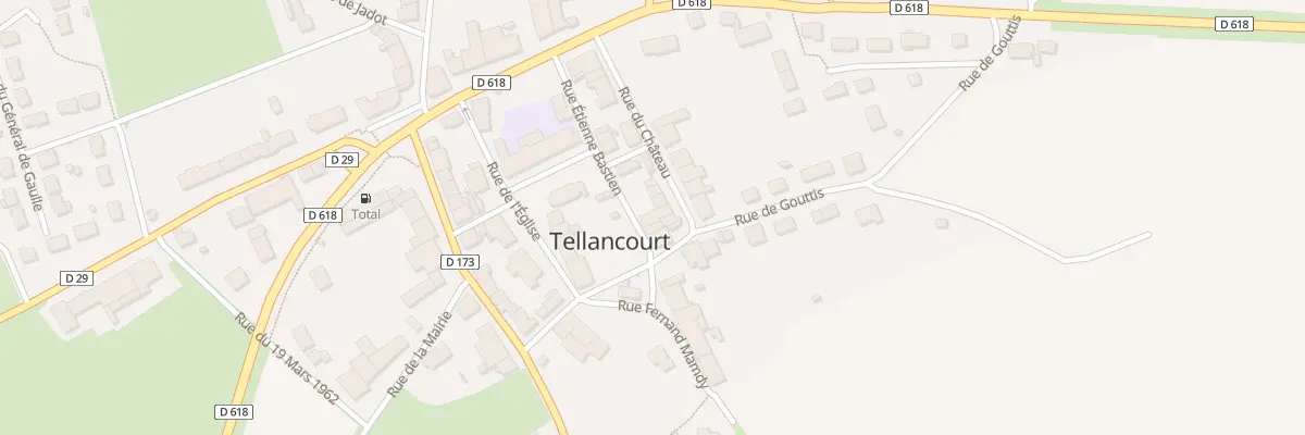 Plan du 13 Rue du Château à Tellancourt