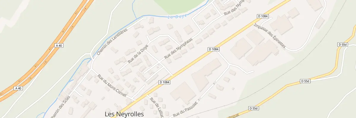 Plan du 2 Rue des Nympheas aux Neyrolles