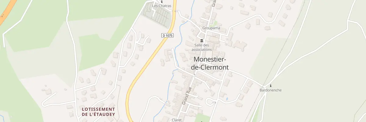 Plan du 4 Rue du Four à Monestier-de-Clermont