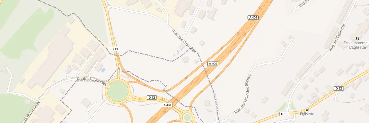 Plan du 255 Rue des Cherolles à Géovreisset