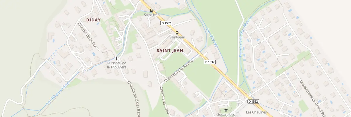 Plan du 1 Imm Saint-Jean à Noyarey