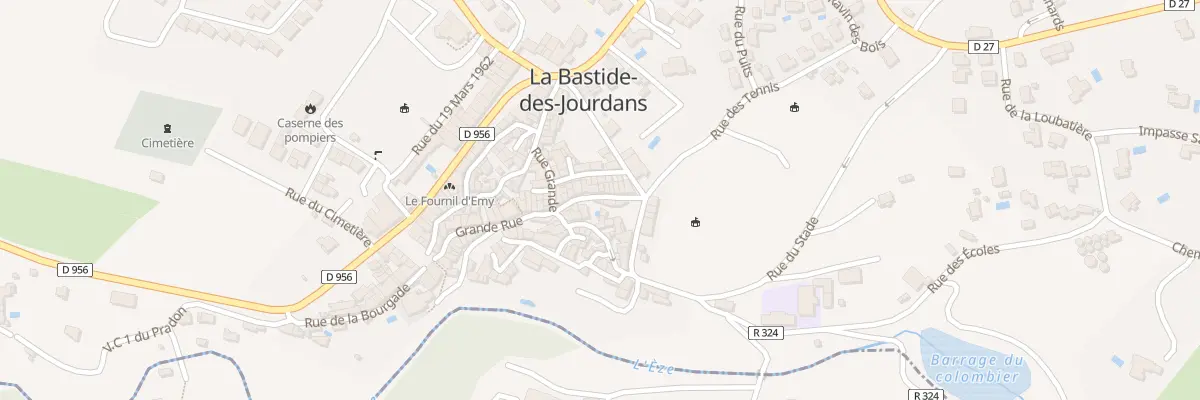 Plan du 5 Rue du Cledat à La Bastide-des-Jourdans