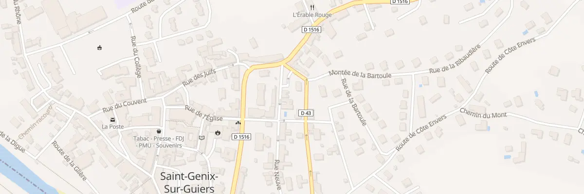 Plan du 190 Rue Neuve à Saint-Genix-les-Villages