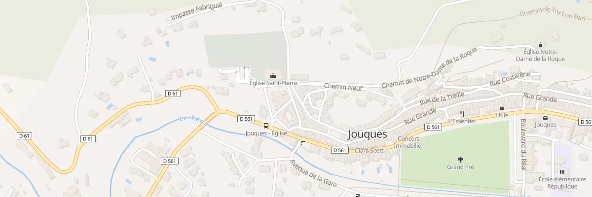 Plan du 2 Rue des Baumes à Jouques