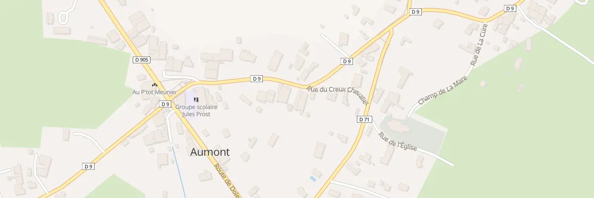 Plan du 15 Rue des Écoles à Aumont