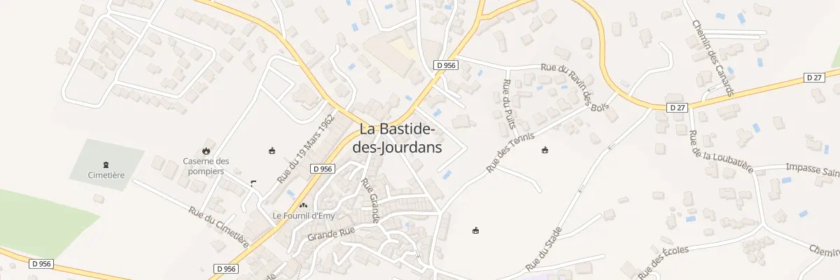 Plan du 48 Notre Dame à La Bastide-des-Jourdans