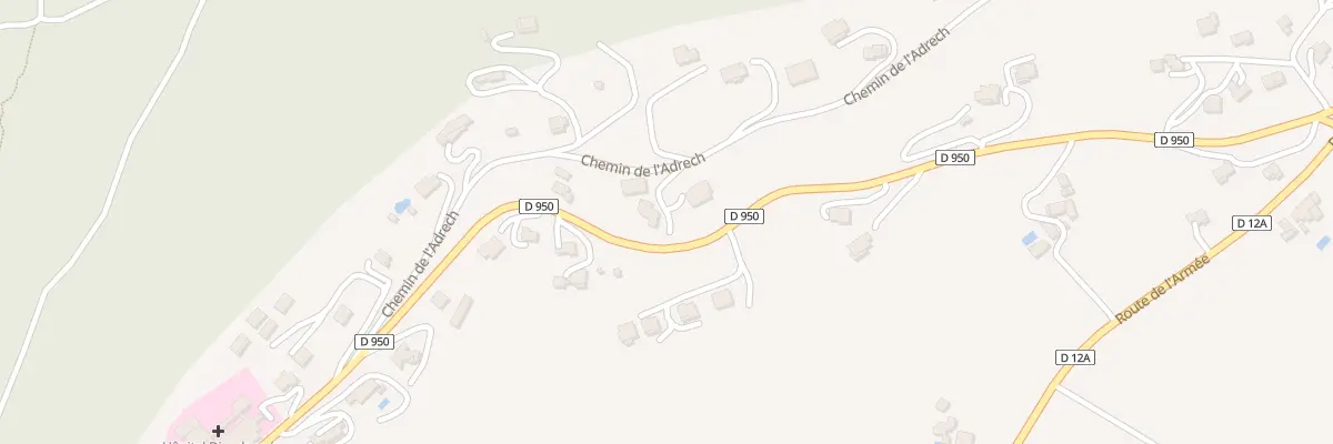 Plan du 234 Che de l’Adrech à Banon