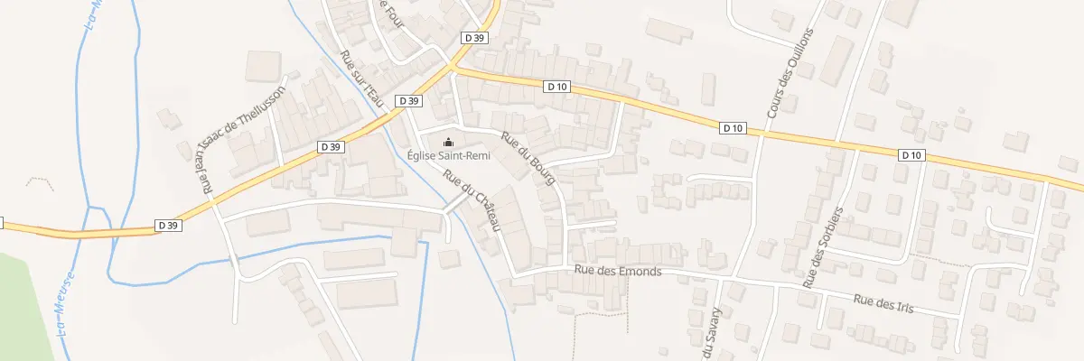 Plan du 12 Rue du Bourg à Sorcy-Saint-Martin