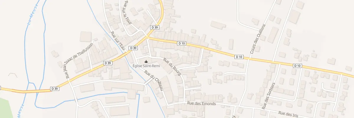 Plan du 11 Rue du Bourg à Sorcy-Saint-Martin