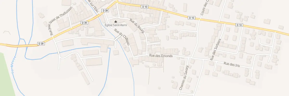 Plan du 20 Rue du Bourg à Sorcy-Saint-Martin