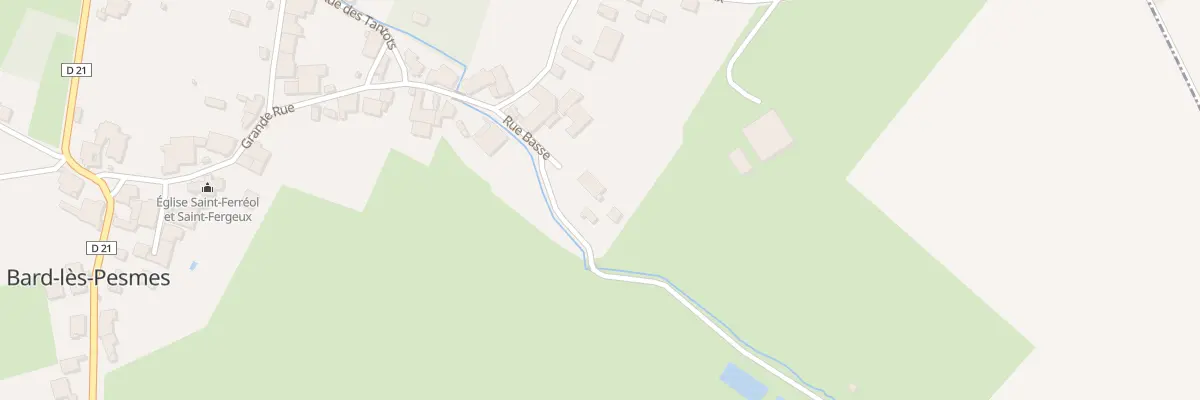 Plan du 3 Rue Basse à Bard-lès-Pesmes
