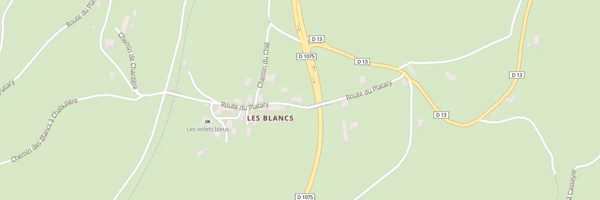 Plan du 3 Rte du Platary au Percy