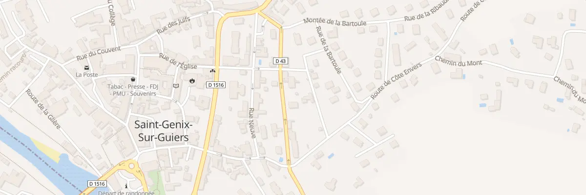 Plan du 108 Rue jeanne d’arc à Saint-Genix-les-Villages