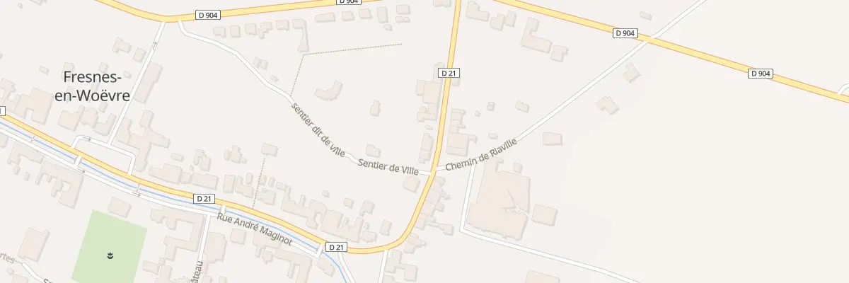 Plan du 6 Rue Saint Anne à Fresnes-en-Woëvre