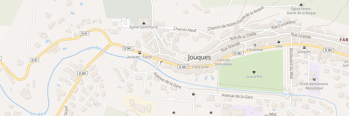 Plan du 14 Rue Grande à Jouques