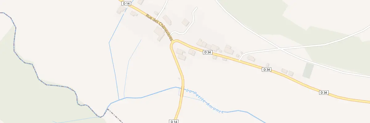 Plan du 2 Rue des Chenevieres à Bize