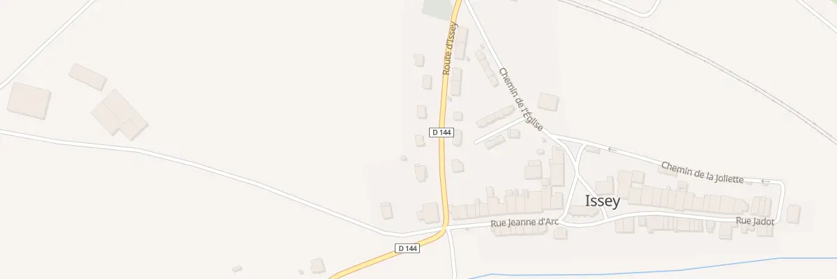 Plan du 8 Rte d’Issey à Euville