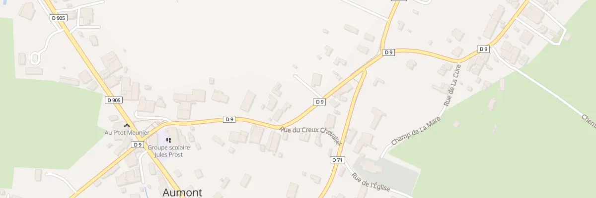 Plan du 16 Rue des Écoles à Aumont