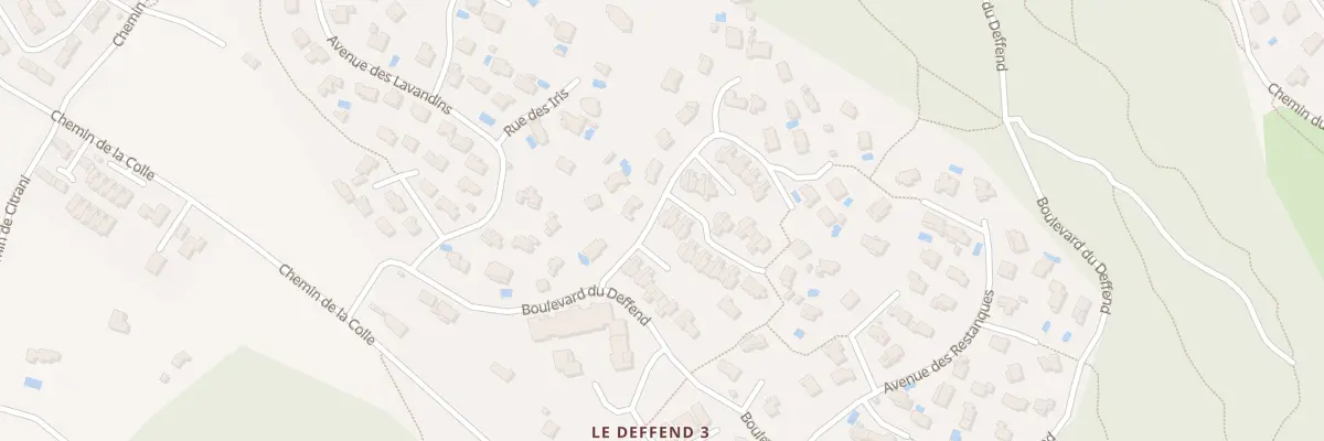 Plan du 1 Rue des Mésanges à Jouques