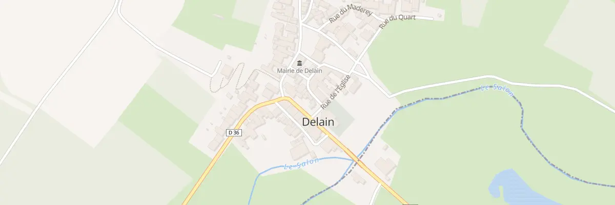 Plan du 1 Rte de Dampierre à Delain