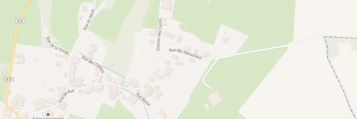 Plan du 12 Rue des Marachaux à Bard-lès-Pesmes