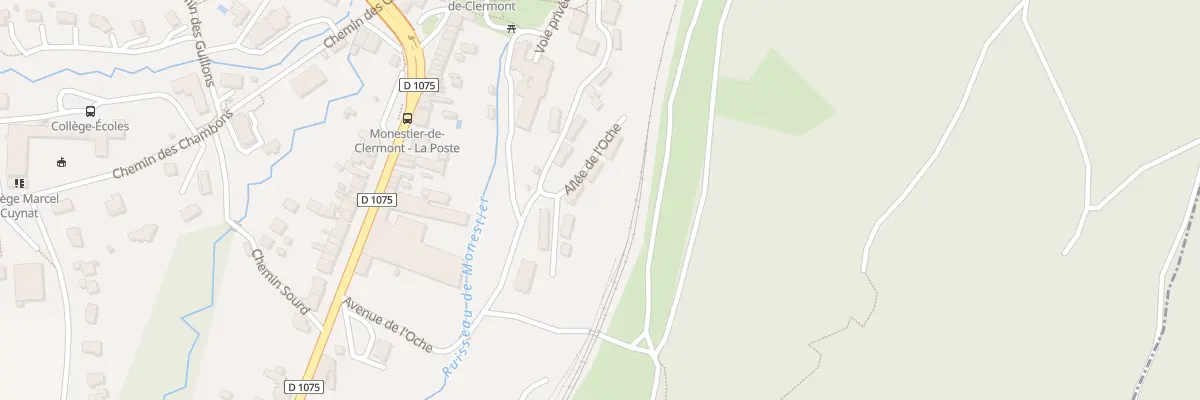 Plan du 2 All de l’Oche à Monestier-de-Clermont