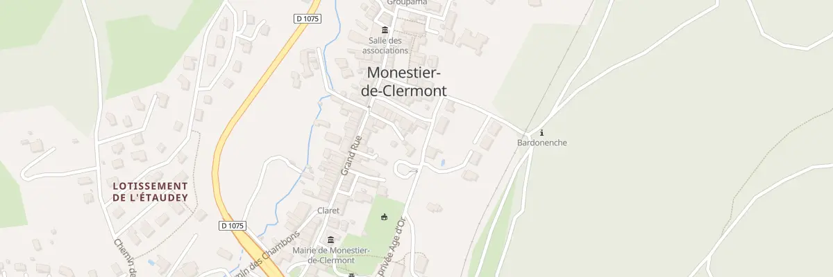 Plan du 5214 Le Bourg à Monestier-de-Clermont