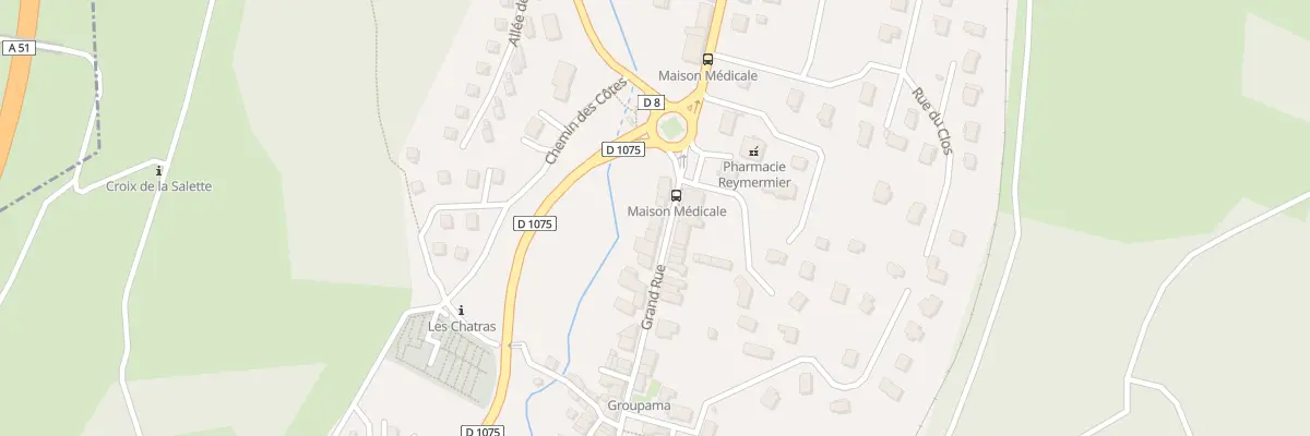 Plan du 40 Grand Rue à Monestier-de-Clermont