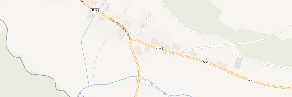 Plan du 2 Rue des Tilleuls à Bize