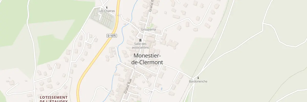 Plan du 11 Rue de la Halle à Monestier-de-Clermont