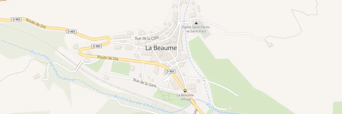 Plan du 9 Rue Rompe Cul à La Beaume