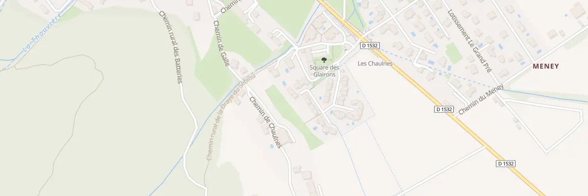 Plan du 257 Imp des Glairons à Noyarey