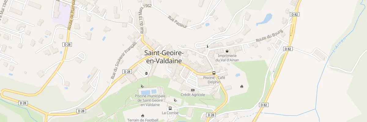 Plan du 500 Rte du Bourg à Saint-Geoire-en-Valdaine