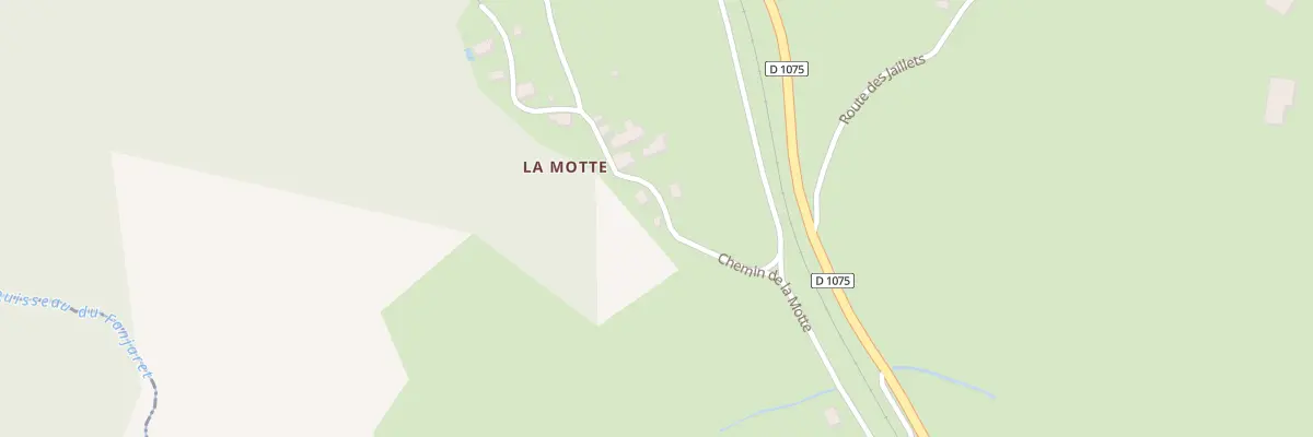 Plan du 365 Che de la Motte à Sinard