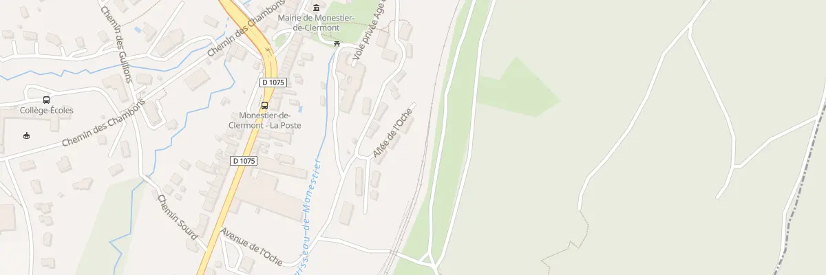 Plan du 5 All de l’Oche à Monestier-de-Clermont