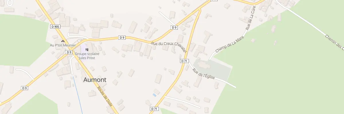 Plan du 5 Rue du Creux Chevalier à Aumont