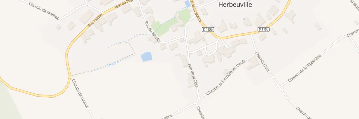 Plan du 2 Rue de la Cote à Herbeuville
